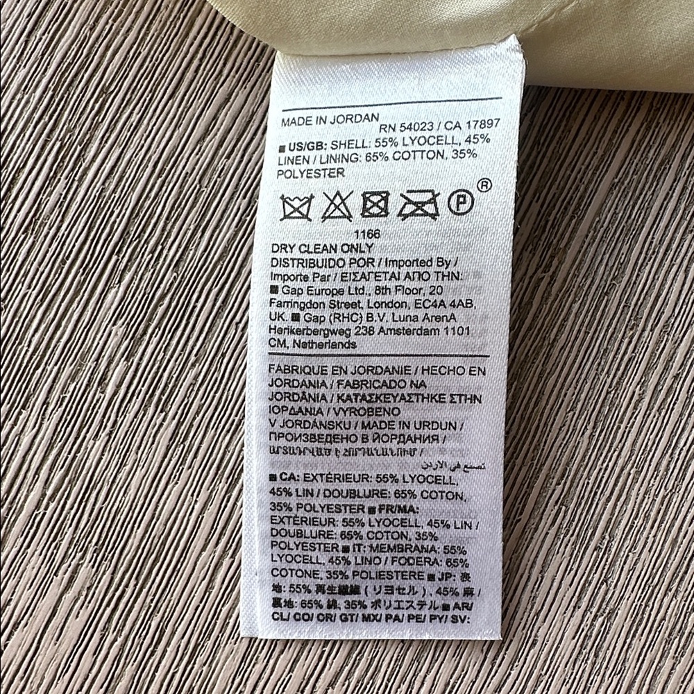 Banana Republic Ivory Linen Vest 10 - Picture 5 of 5